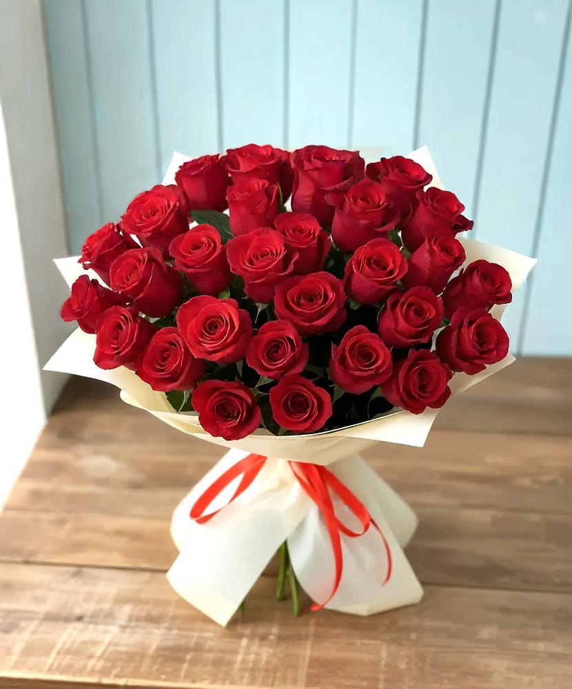 Букет 29 Красных роз в Сибирцево