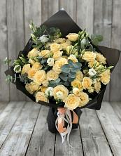 Букет цветов из:  Розы и Лизиантусы в Сибирцево