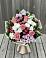 Букет цветов из: Альстромерии, Гвоздики, Розы и Хризантемы в Сибирцево