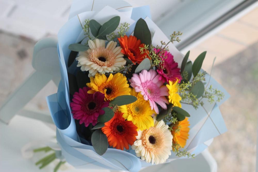 Букет цветов из: Герберы в Сибирцево