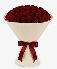 Букет 101 Бордовая роза Блэк Бакарра в Сибирцево
