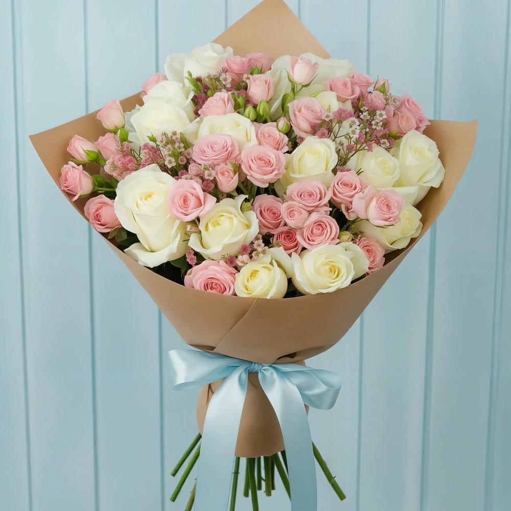 Букет цветов из: Розы в Сибирцево