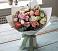 Букет цветов из: Розы, Лизиантусы и Гвоздики в Сибирцево