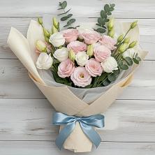 Букет цветов из:  Лизиантусы в Сибирцево