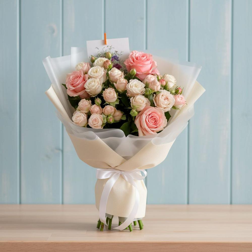 Букет цветов из: Розы в Сибирцево