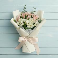 Букет цветов из:  Альстромерии в Сибирцево