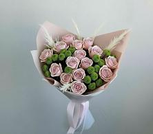 Букет цветов из:  Розы и Хризантемы в Сибирцево