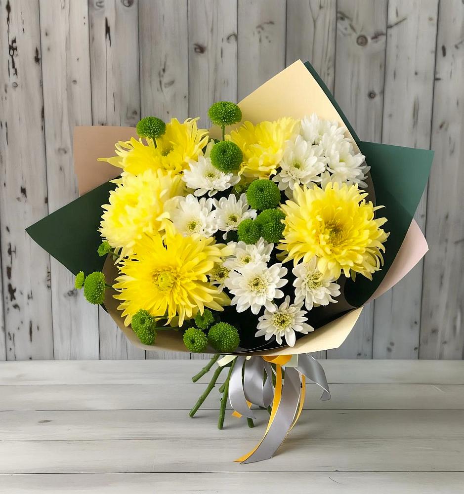 Букет цветов из: Хризантемы в Сибирцево