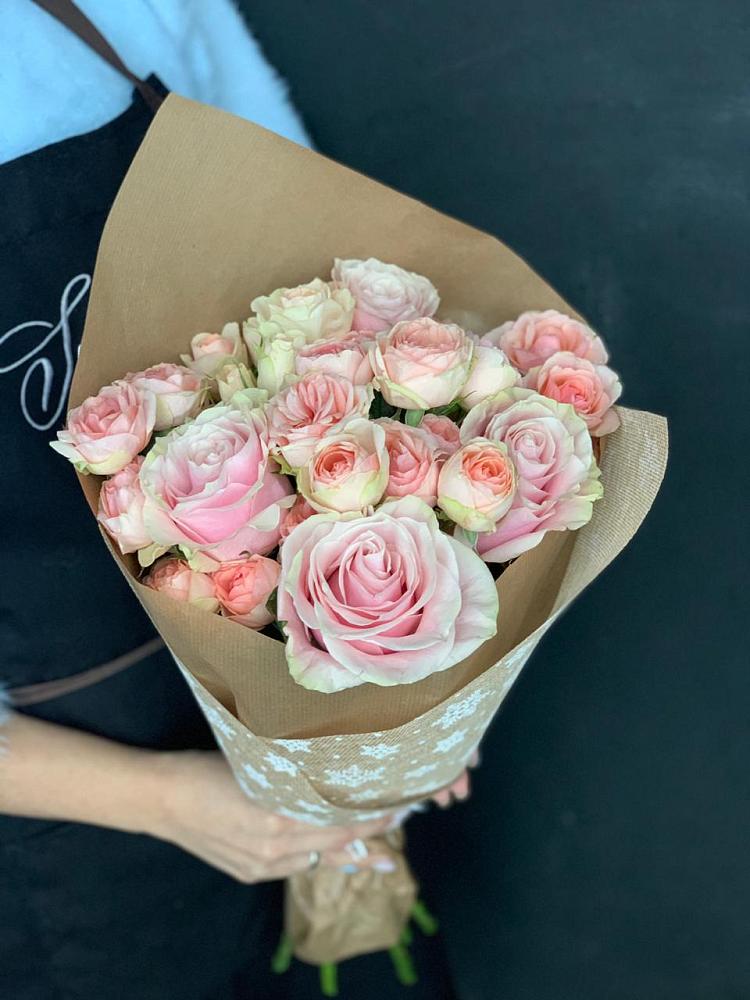 Букет цветов из: Хризантемы и Розы в Сибирцево