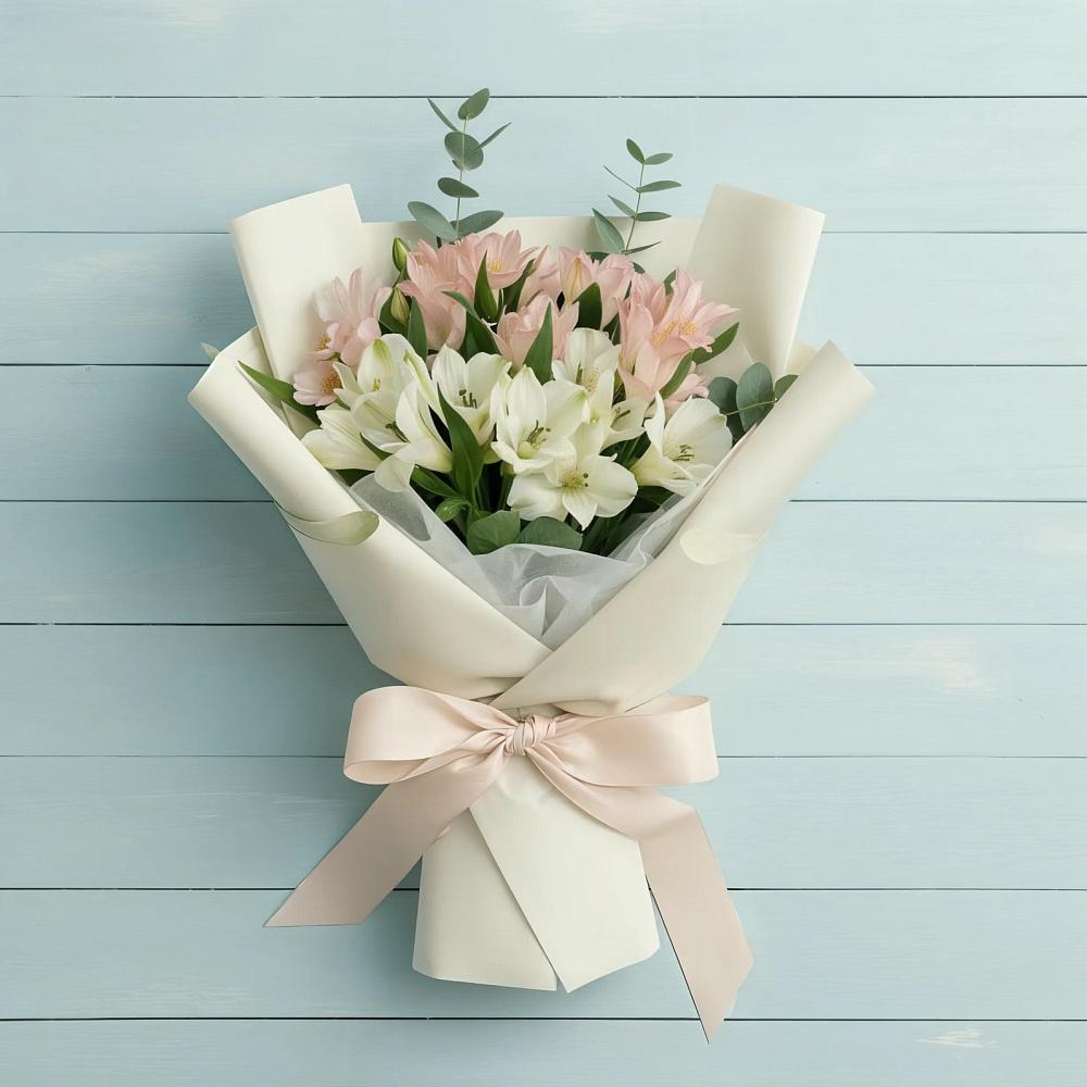 Букет цветов из: Альстромерии в Сибирцево