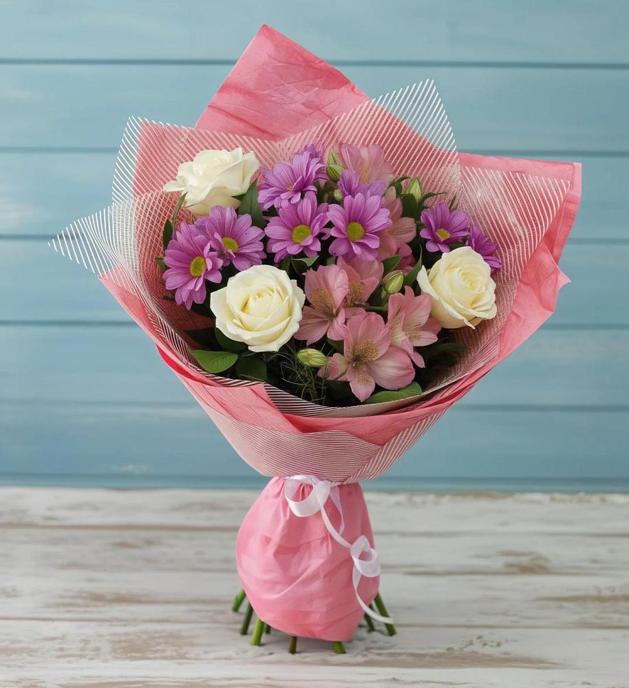 Букет цветов из: Герберы в Сибирцево