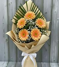 Букет цветов из:  Герберы в Сибирцево